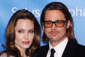 Brangelina vor dem Traualtar