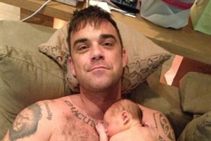 Robbie Williams rappt für Tochter