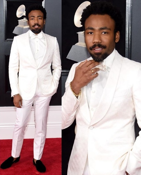 Donald Glover aka Childish Gambino in Zegna