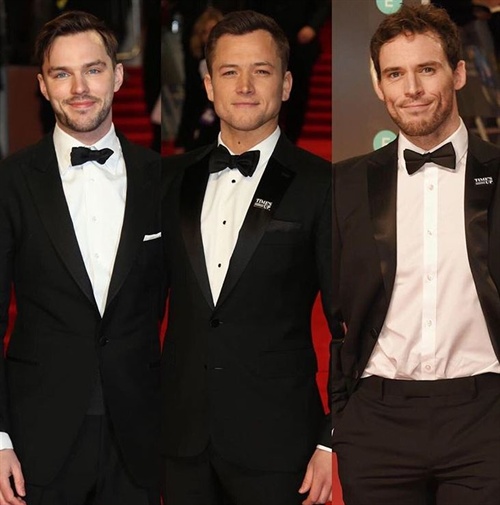 Nicholas Hoult, Taron Egerton, and Sam Claflin