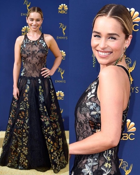 Emilia Clarke in Dior