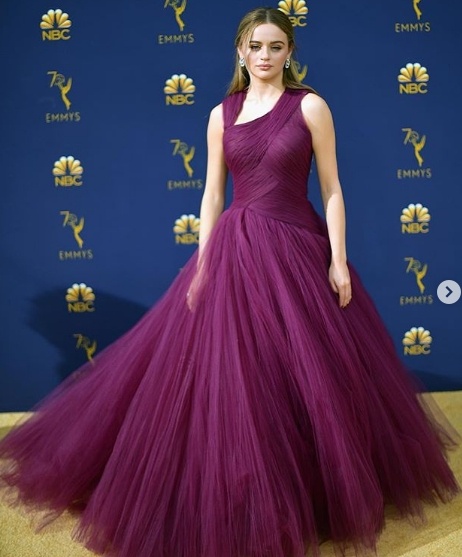 Joey King in Zac Posen