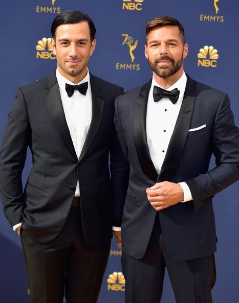 Ricky Martin in Tom Ford mit Jwan Yosef