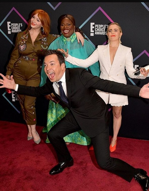 Jimmy Fallon, Christina Hendricks, Retta, Mae Whitman