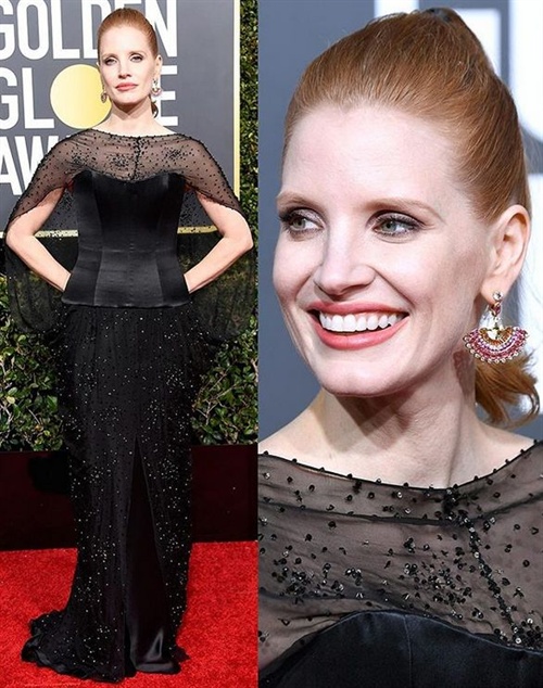 Jessica Chastain in Riccardo Tisci