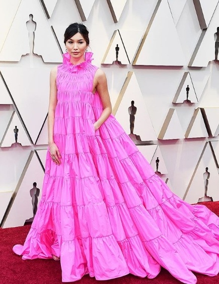 Gemma Chan in Valentino