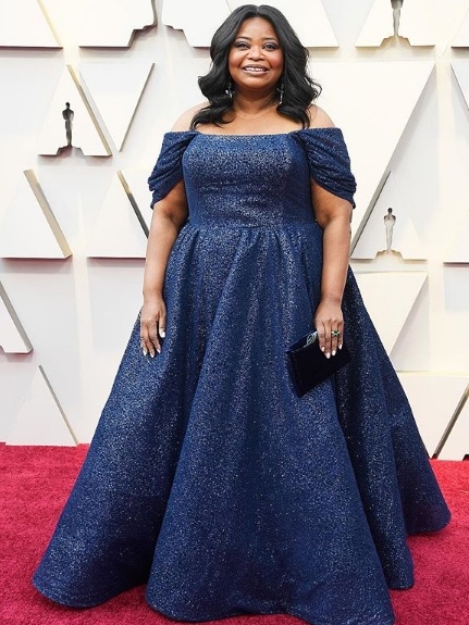 Octavia Spencer in Christian Siriano