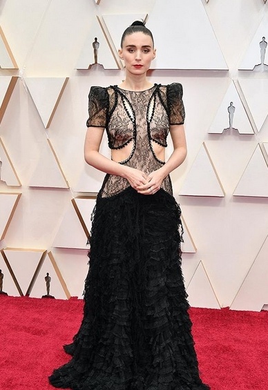 Rooney Mara in Alexander McQueen