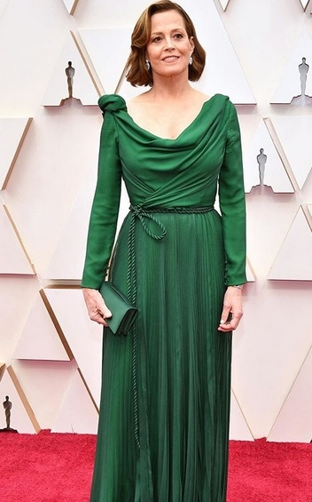 Sigourney Weaver in Dior